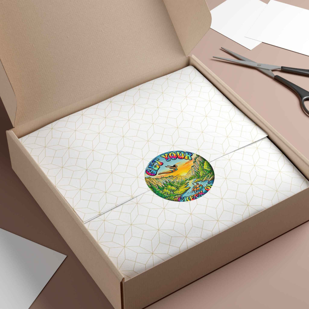 Get Your Creek On Round Vinyl Sticker — Clear Water Trading Co. (3" or 4")