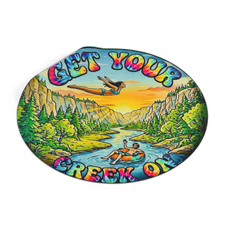 Get Your Creek On Round Vinyl Sticker — Clear Water Trading Co. (3" or 4")