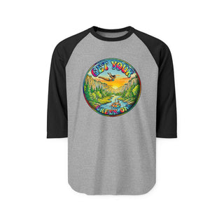 Creek Life Raglan Shirt — "Get Your Creek On" Mid-Sleeve