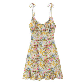 Floral dress on a white background