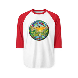 Creek Life Raglan Shirt — "Get Your Creek On" Mid-Sleeve