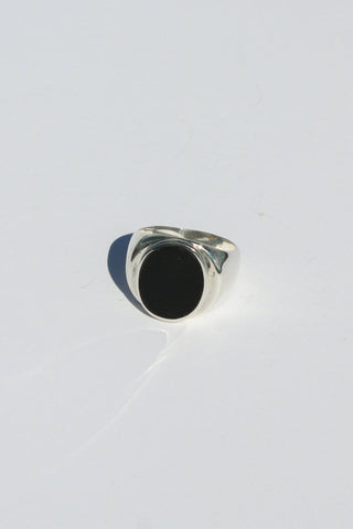 Perlmutte Onyx Ring