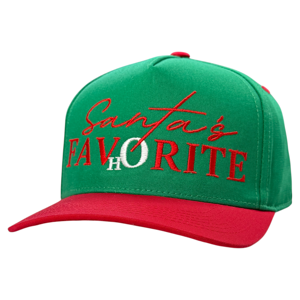 Santa’s Favorite Ho Ho Hat custom embroidered Funny Christmas gift￼