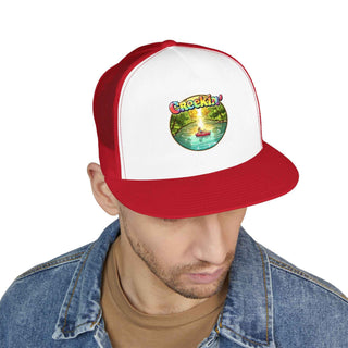 Creek Life Trucker Cap – “CREEKIN' a way of life, A way of Livin'” Vintage Snapback