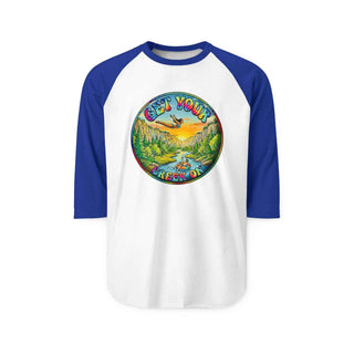 Creek Life Raglan Shirt — "Get Your Creek On" Mid-Sleeve
