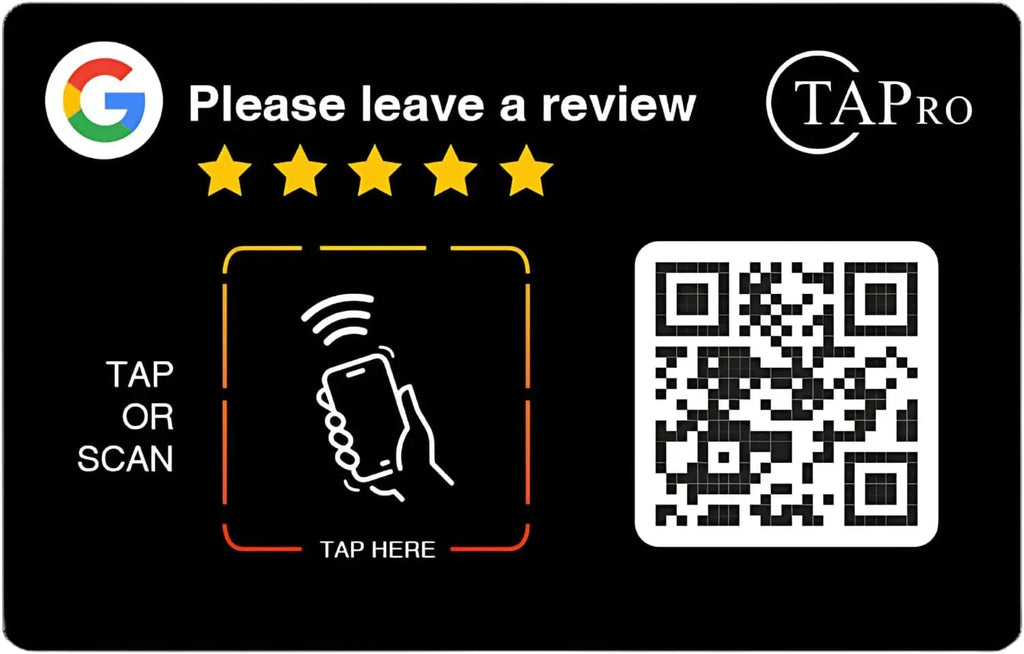 NFC Google Review Tap Cards (2-Pack) - Boost GMB Ranking