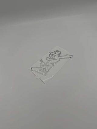 Chrome Peak Sticker