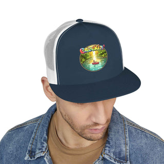 Creek Life Trucker Cap – “CREEKIN' a way of life, A way of Livin'” Vintage Snapback