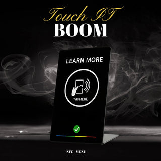 NFC Programmable Stand for Menus, Reviews, Bookings & Multi-Link Hubs (Tap to Any Link