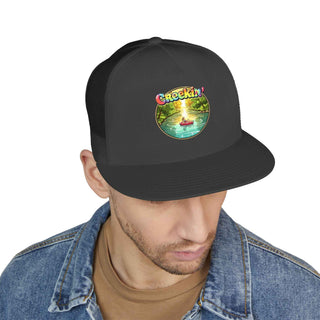 Creek Life Trucker Cap – “CREEKIN' a way of life, A way of Livin'” Vintage Snapback