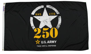 Army 250th Anniversary Flag 3'x5' - Official | Made in USA