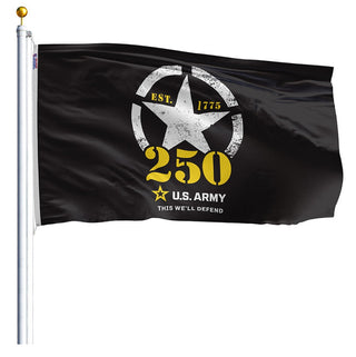 Army 250th Anniversary Flag 3'x5' - Official | Made in USA