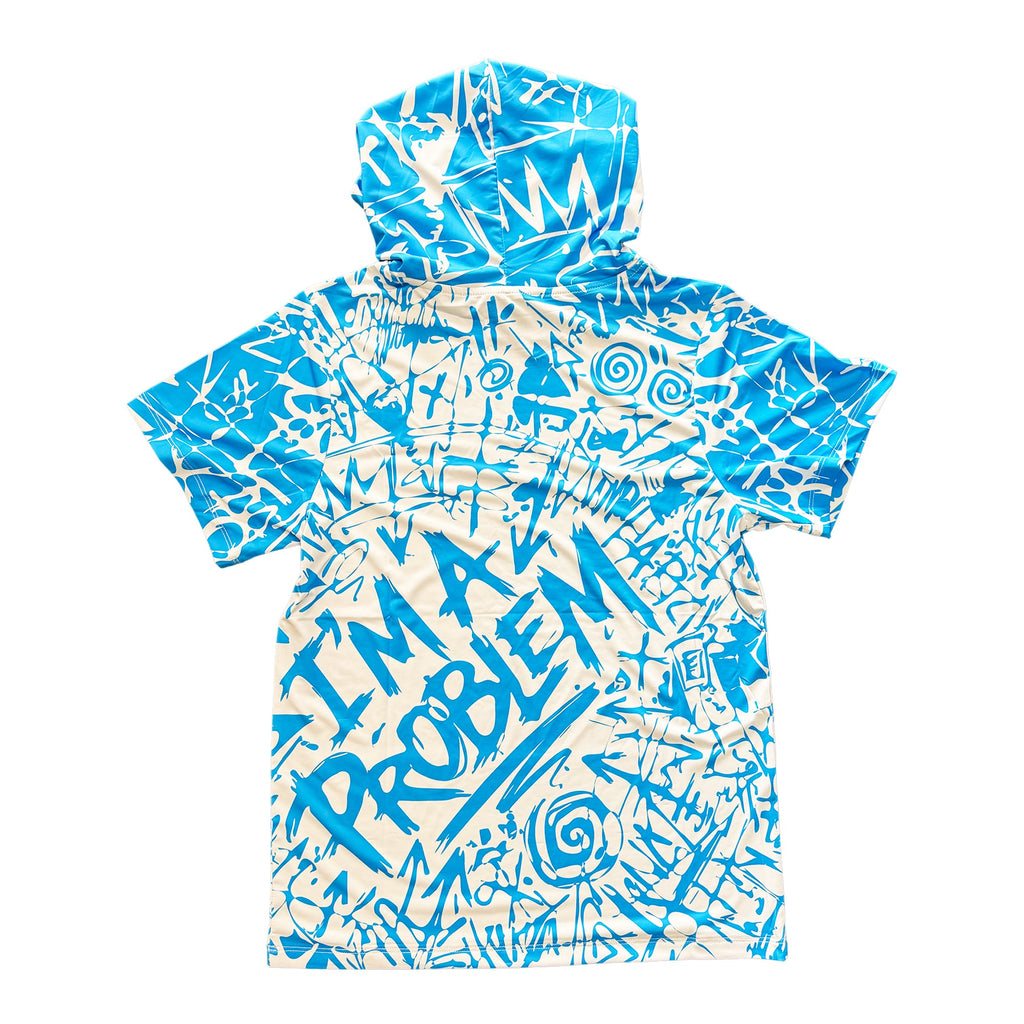 Woke Up RAD - Premium Short Sleeve Hooded Tee (I'm a Problem)