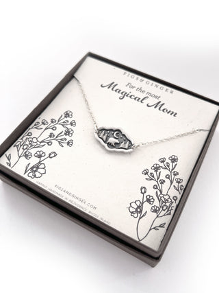 Sterling Silver Bear Necklace