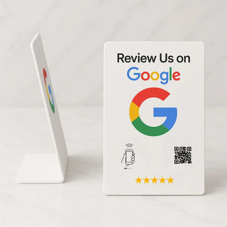 Google Review Stand - NFC & QR Tap To Review System