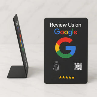 Google Review Stand - NFC & QR Tap To Review System