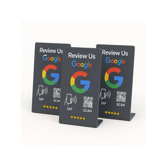 Google Review Stand NFC + QR Tap Sign Review Stands