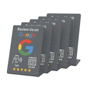 Google Review Stand NFC + QR Tap Sign Review Stands