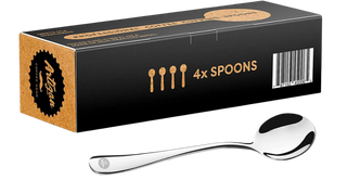 Specialty Coffee Association (SCA) Compliant - Coffee Cupping Spoon - Set of 4 Spoons