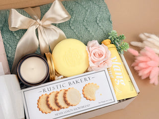 Get Well Soon Gift Boxes – Cozy Blanket & Mug Support Set