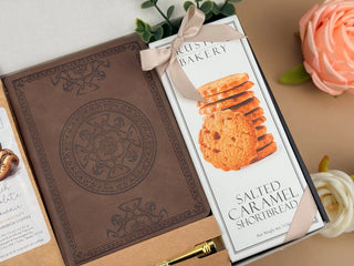 Corporate Gift Box for Employees & Coworkers with Journal, Pen & Gourmet Treats