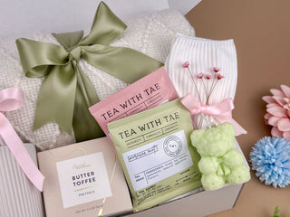 Cozy Gift Basket for Women with Blanket, Mug & Sweet Treats | Self Care Gift Box for Her