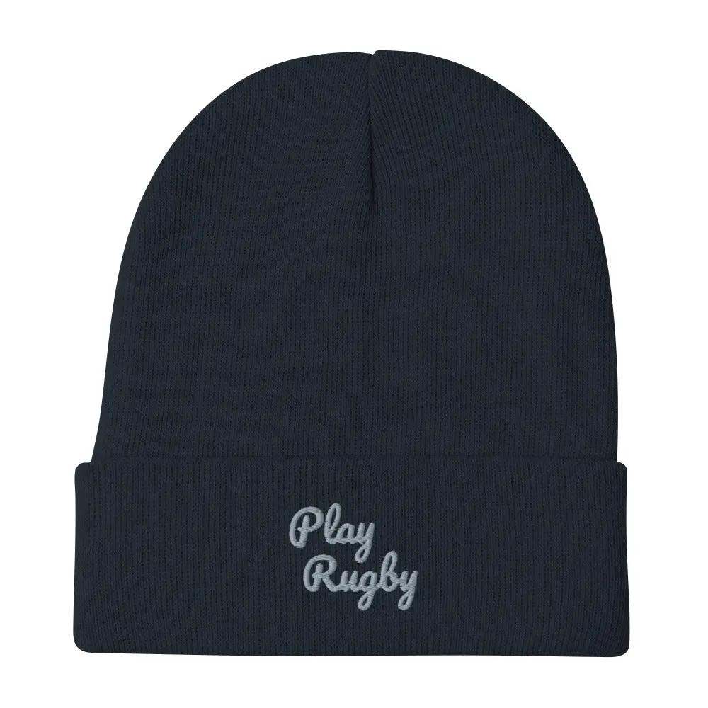 Embroidered Rugby Beanie - L2N2
