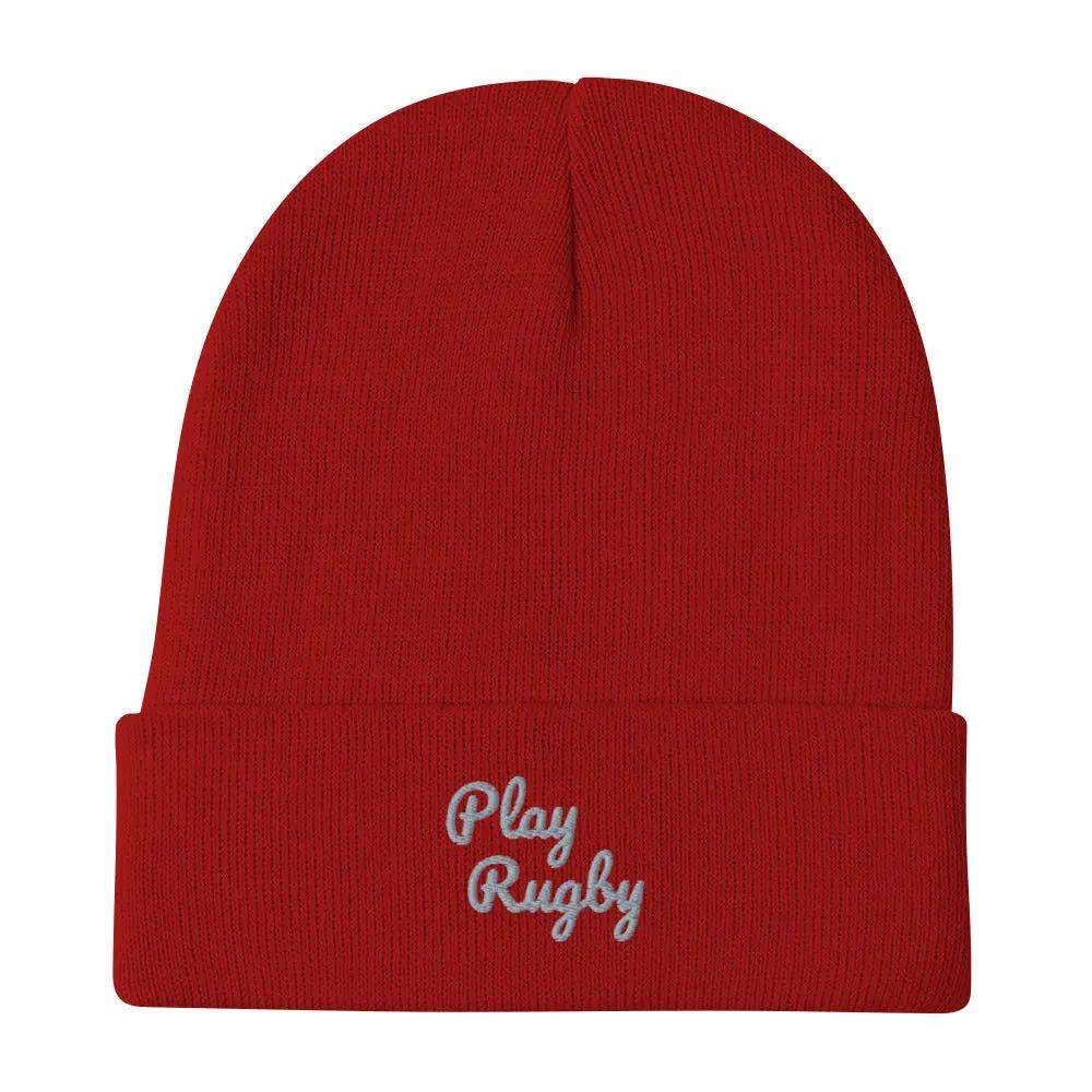 Embroidered Rugby Beanie - L2N2