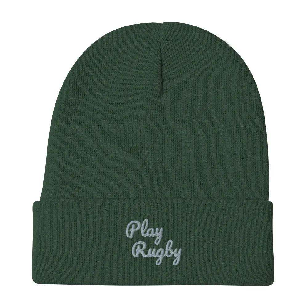 Embroidered Rugby Beanie - L2N2
