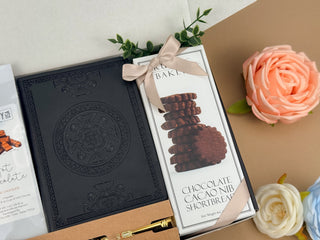 Employee Appreciation Gift Box with Embossed Journal, Pen & Chocolate Treats