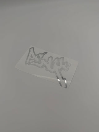 Chrome Peak Sticker