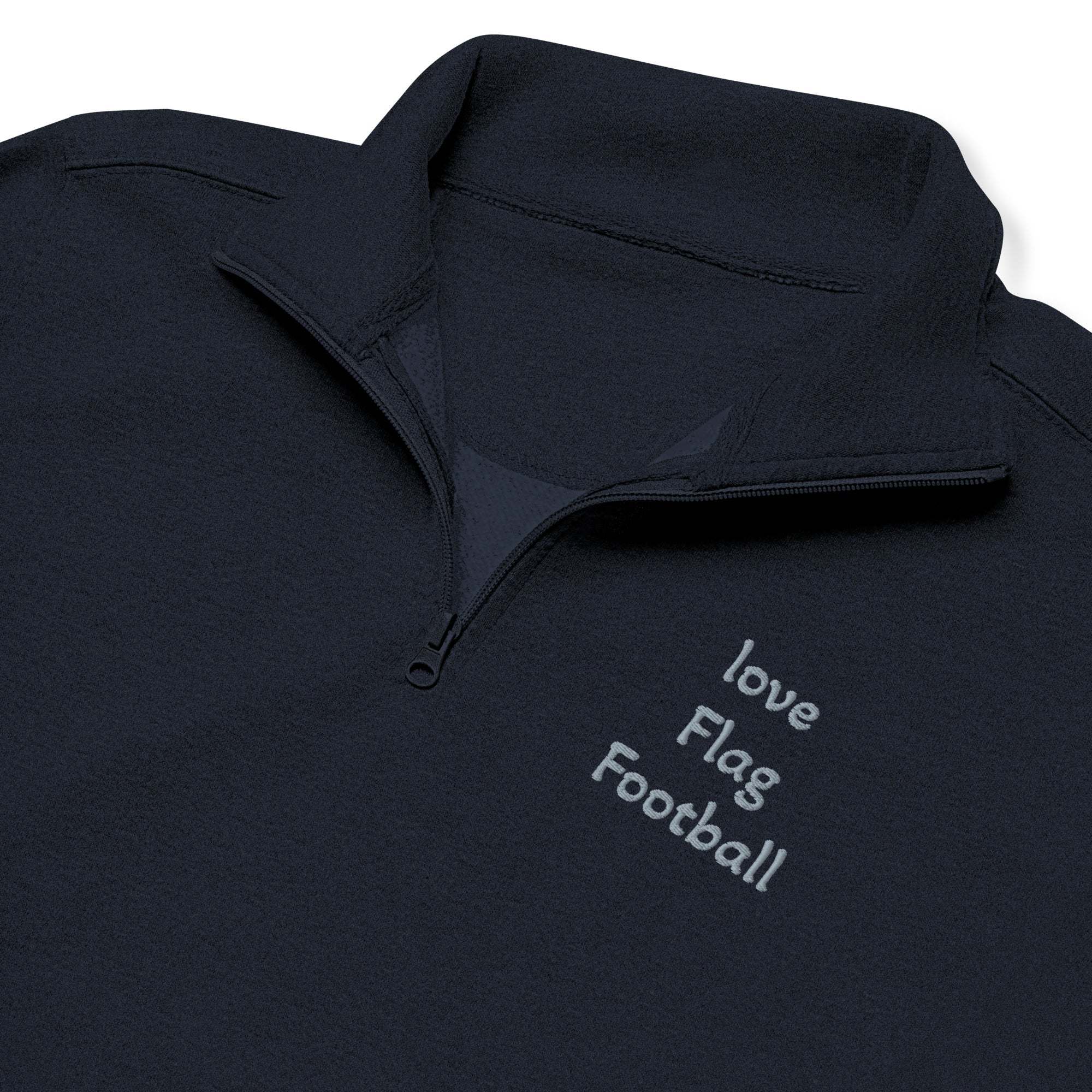 Fleece Pullover Flag Football - Quarter Zipper - L2N2