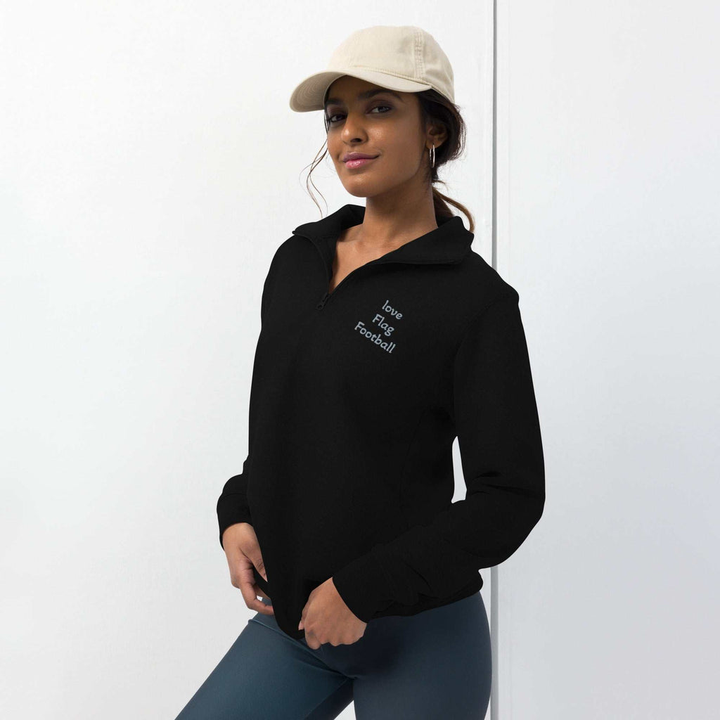 Fleece Pullover Flag Football - Quarter Zipper - L2N2
