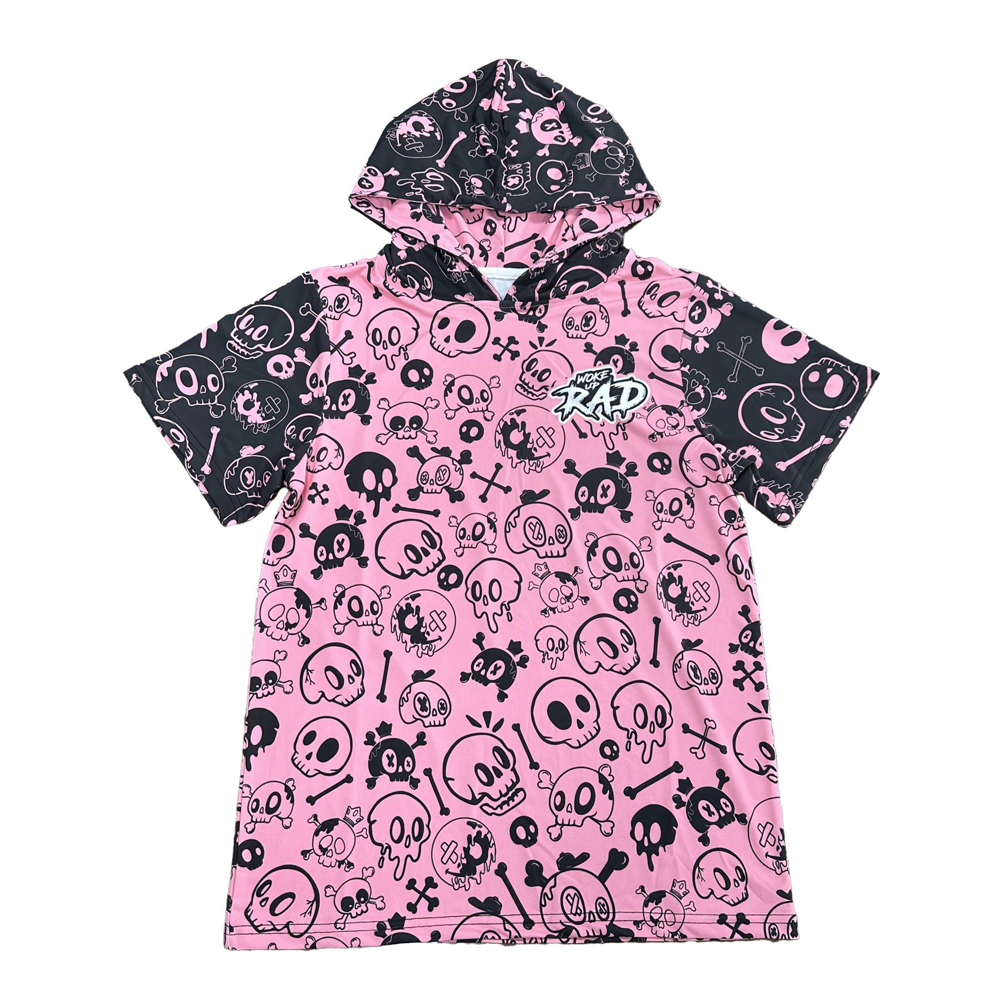 Woke Up RAD - Premium Short Sleeve Hooded Tee (Graveyard Grind)