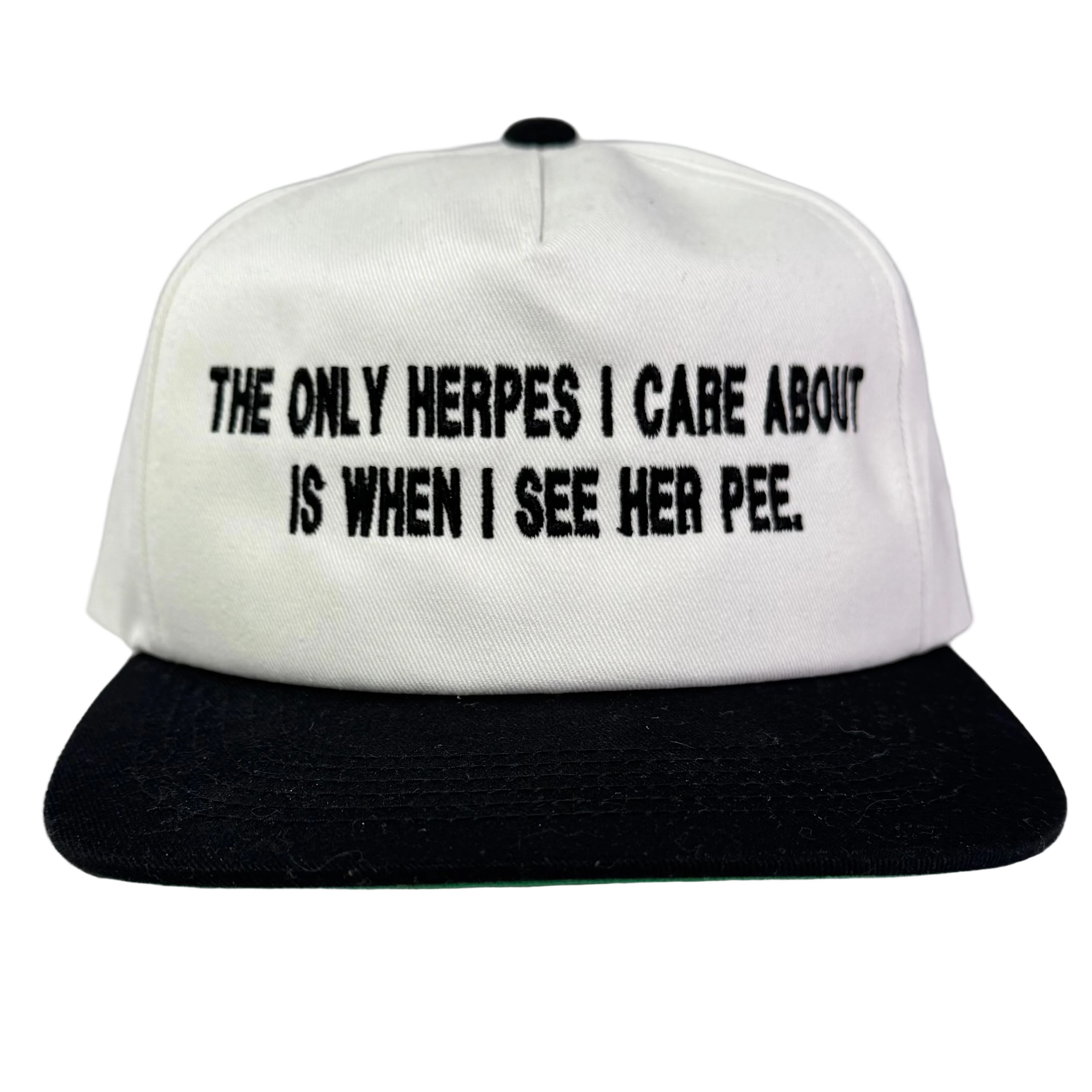 The Only Herpes Custom Embroidered Hat