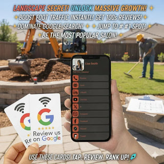 Smart Review Us on Google Cards Bundle-NFC| High-Speed Tool