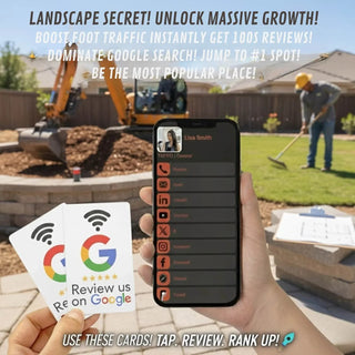 Smart Review Us on Google Cards Bundle-NFC| High-Speed Tool