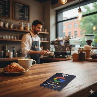 Google Review Card (NFC Chip) - No Monthly Fees, One-Tap Setup