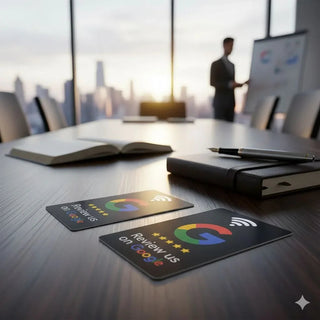 Google Review Card (NFC Chip) - No Monthly Fees, One-Tap Setup