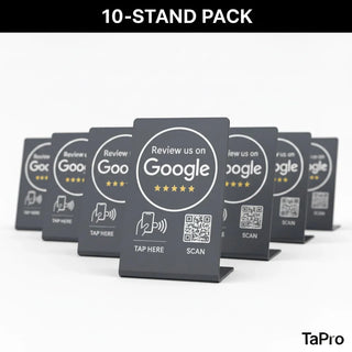 Google Review Stand NFC + QR Tap Sign Review Stands