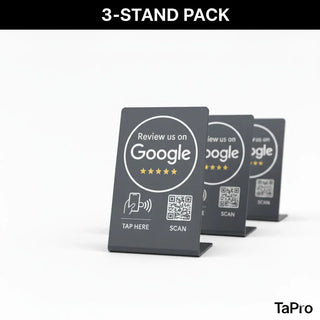 Google Review Stand NFC + QR Tap Sign Review Stands