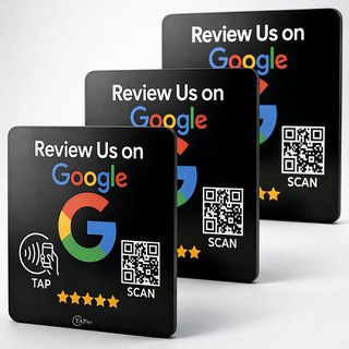Google Review Nfc Sticker (2x2)– Tap to Review System for Businesses