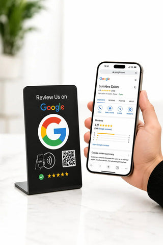 Bulk NFC Google Review Plates (10-Pack) - Premium Business Bundle