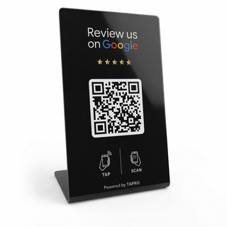 Google Review Stand - NFC & QR Tap To Review System