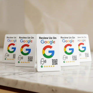 Google Review Stand NFC + QR Tap Sign Review Stands