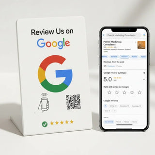 Google Review Stand NFC + QR Tap Sign Review Stands