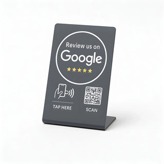 Google Review Stand NFC + QR Tap Sign Review Stands