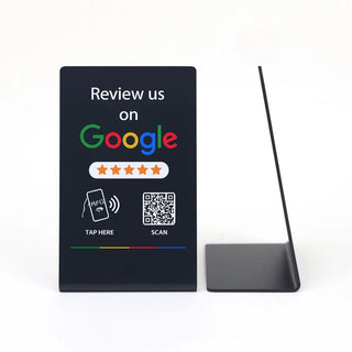 Google Review Stand NFC + QR Tap Sign Review Stands