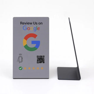 Google Review Stand NFC + QR Tap Sign Review Stands