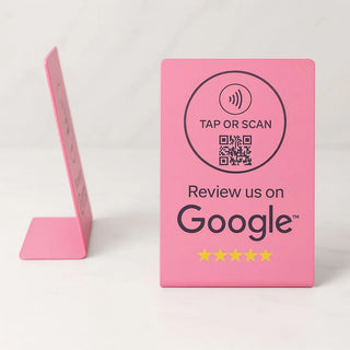 Google Review Stand NFC + QR Tap Sign Review Stands
